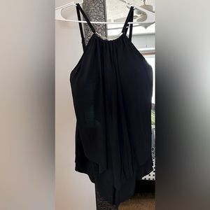 NEW WITH TAGS: Chicos Black Magicsuit Goldie Romper size 14